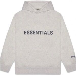 Essentials Fear of God Extra Warm Hoodie Gray Unisex Pullover